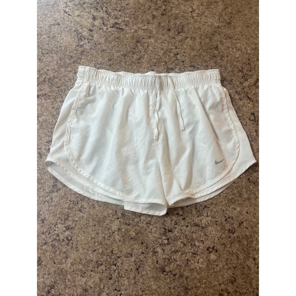 Nike Lined Shorts Size Large White